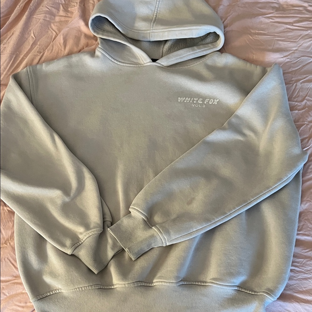 White Fox Boutique Cream Hoodie